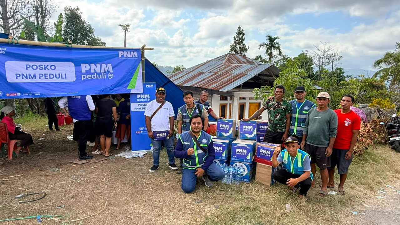 Dari Posko ke Posko, PNM Terus Bergerak Dampingi Warga Terdampak Gempa NTT