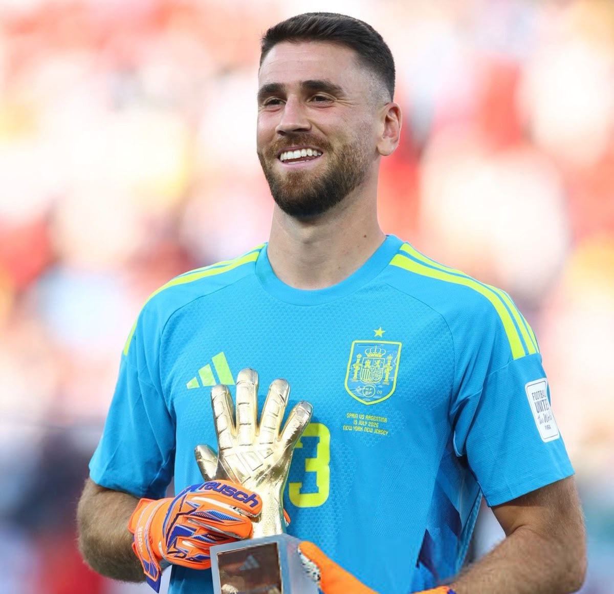 Kiper Spanyol Unai Simon Dinobatkan sebagai Peraih Sarung Tangan Emas Piala Dunia 2026