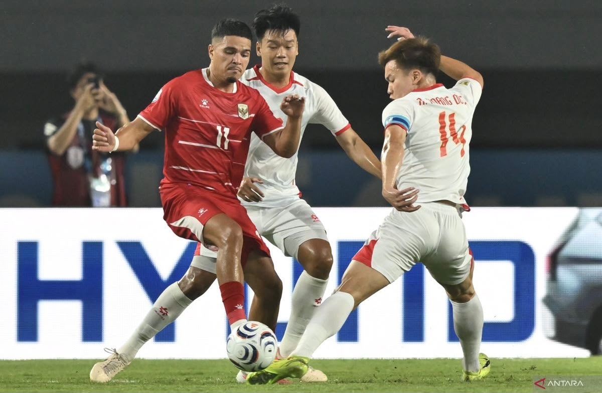 Vietnam Bungkam Indonesia 3-0, Garuda Wajib Menang atas Singapura
