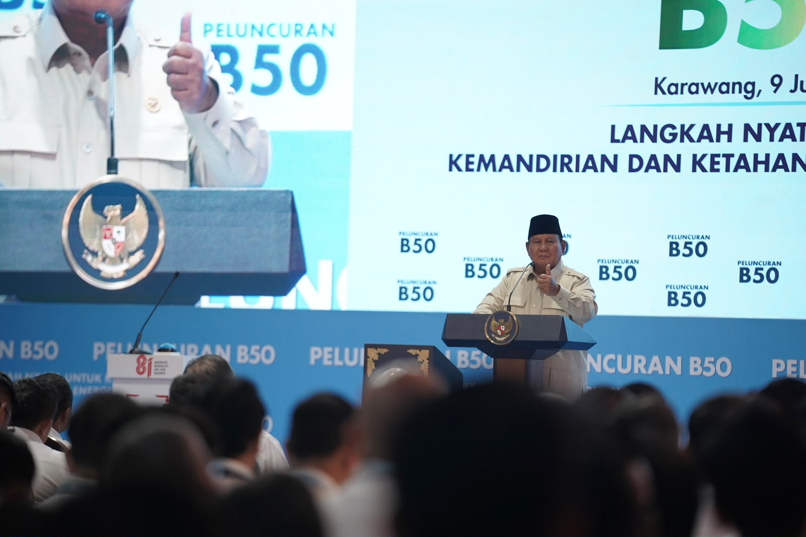 Prabowo Ungkap Indonesia Jadi Perhatian Dunia Lewat Transisi Energi dan Biodiesel B50