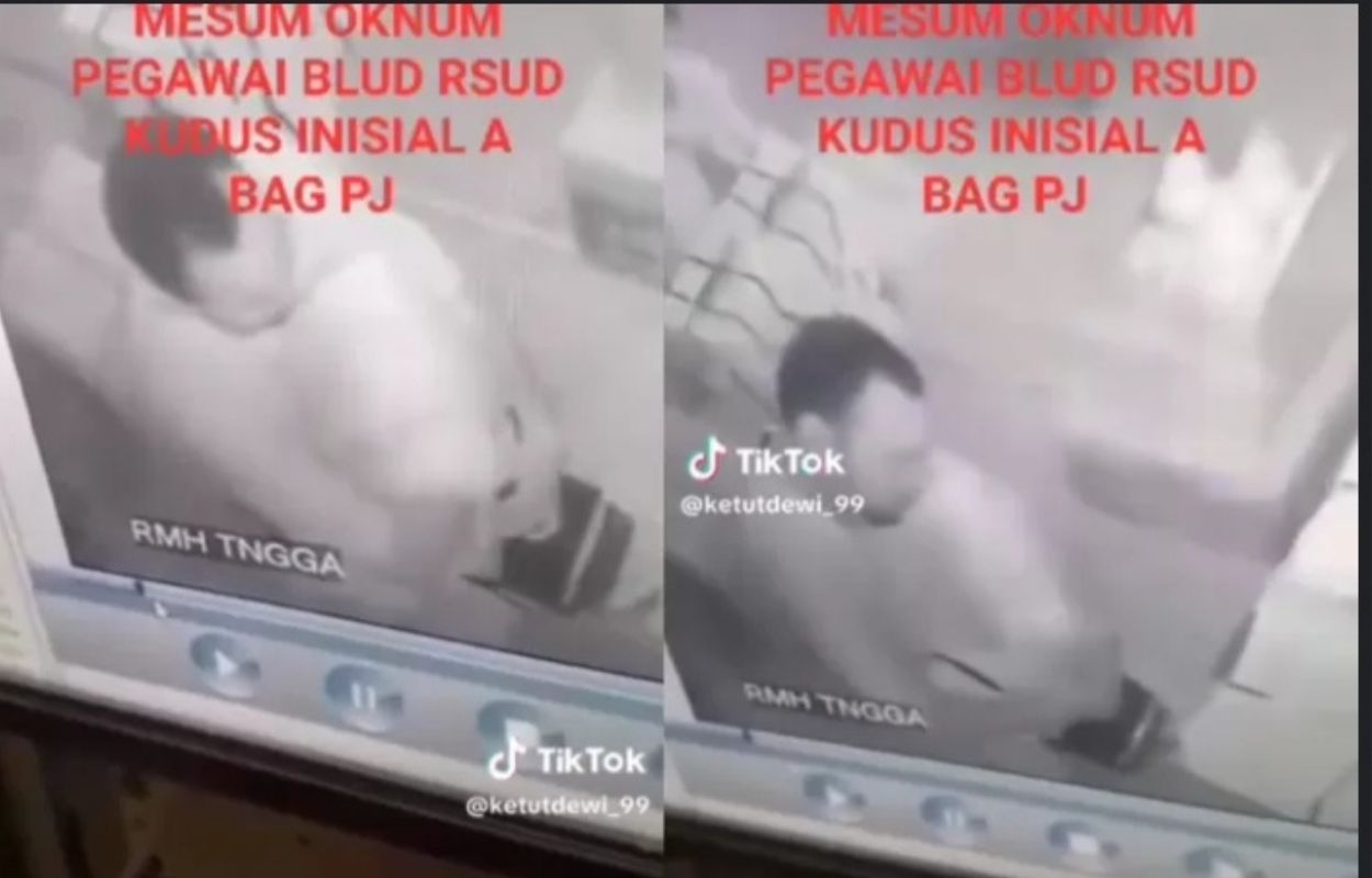 Viral, Video Tak Senonoh 50 Detik diduga Pegawai RSUD dr Loekmono Hadi Kudus