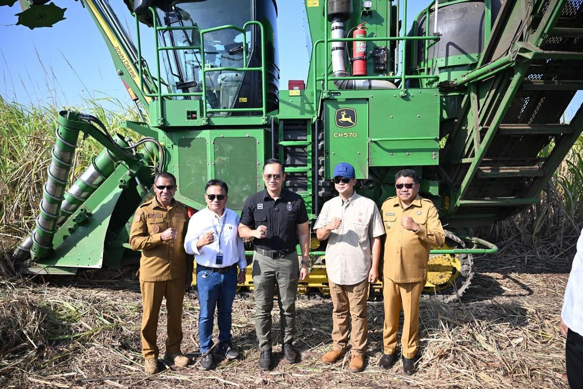 Lahan Berbatu di Kawasan Transmigrasi kini jadi Perkebunan Tebu Produktif