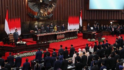 Sidang Tahunan MPR RI Dihadiri Para Pejabat Tinggi Pemerintahan