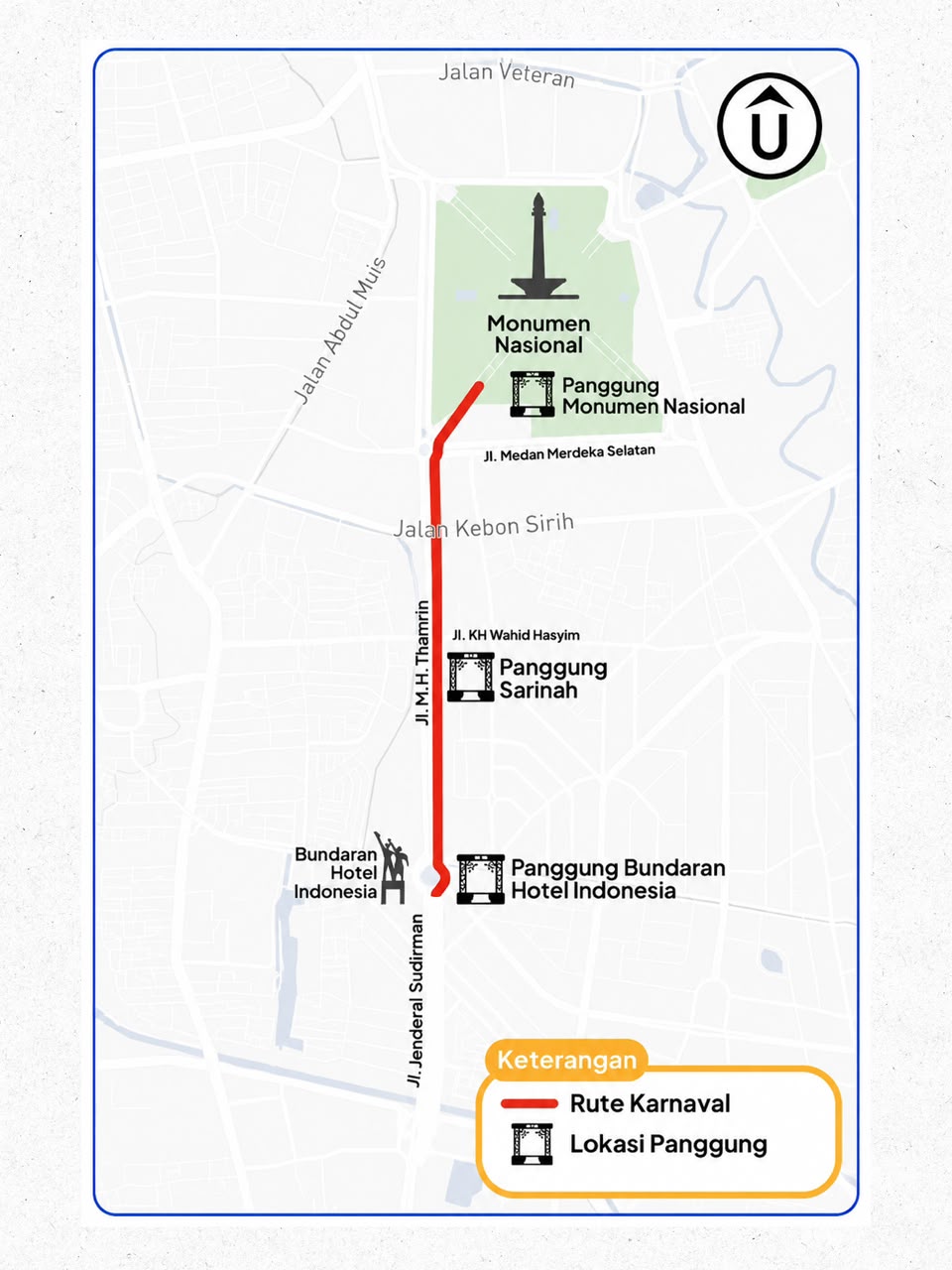 Mau Nonton Karnaval HUT ke-81 RI? Ini Rute dan Titik Terbaik Menyaksikan Parade