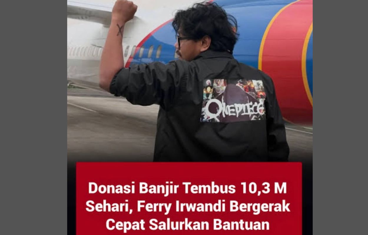 Anggota DPR Apresiasi Ferry Irwandi yang Aktif Bantu Korban Bencana Sumatera