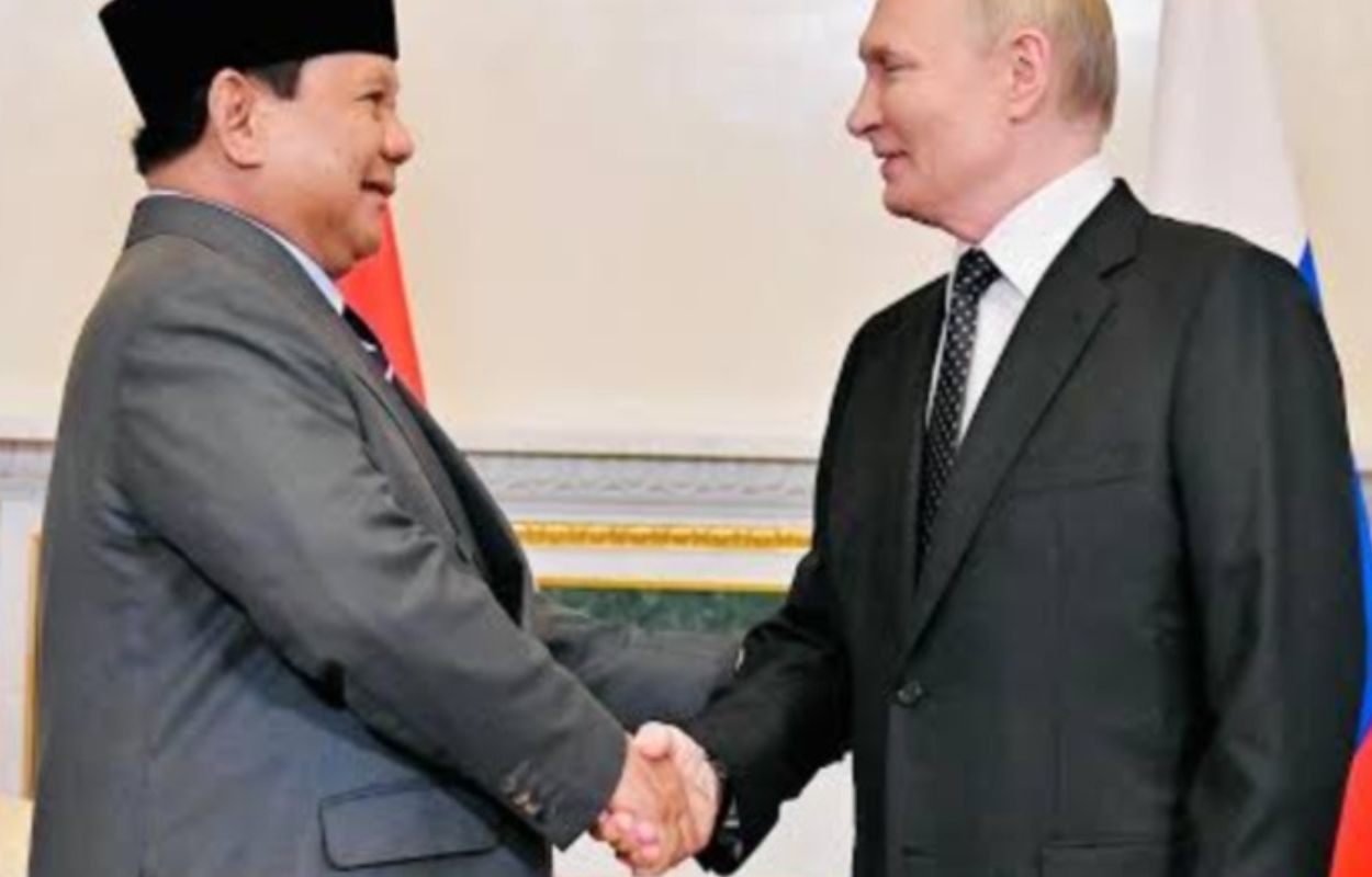 Vladimir Putin Ucapkan Selamat Tahun Baru 2026 kepada Prabowo