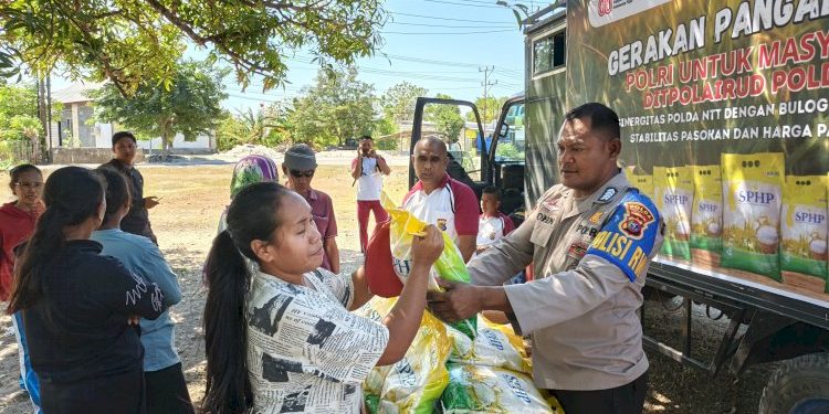 Sambut Perayaan Hari Kemerdekaan RI, Polda NTT Adakan Penyaluran Beras Murah