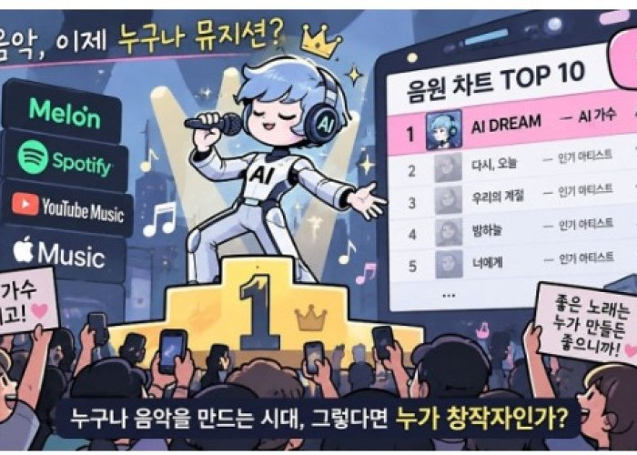 AI Singer Menduduki Peringkat ke-2 di Chart: Pertanyaan Baru dari Popularitasnya