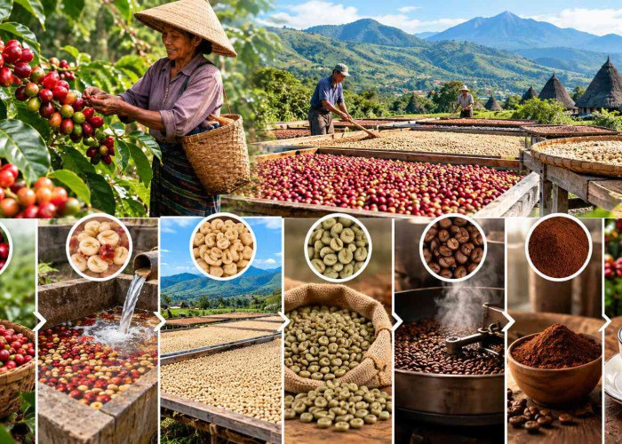 Dari Buah hingga Secangkir Kopi, Begini Proses Pengolahan Biji Kopi