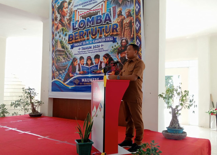 Bupati Sikka: Lomba Bertutur Jadi Sarana Menanamkan Nilai Budaya dan Literasi