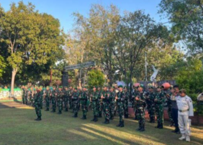 Kobarkan Semangat Nasionalisme, Kasdim 1601/Sumba Timur Pimpin Upacara di Makodim