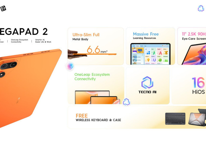 TECNO MEGAPAD 2 dan MEGAPAD SE 2 Hadirkan Pengalaman Tablet  yang Lebih Cerdas dengan AI dan HiOS 16.3