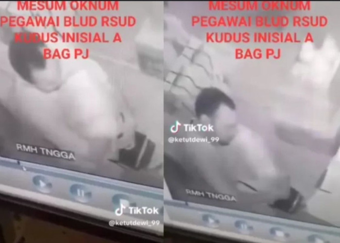 Viral, Video Tak Senonoh 50 Detik diduga Pegawai RSUD dr Loekmono Hadi Kudus