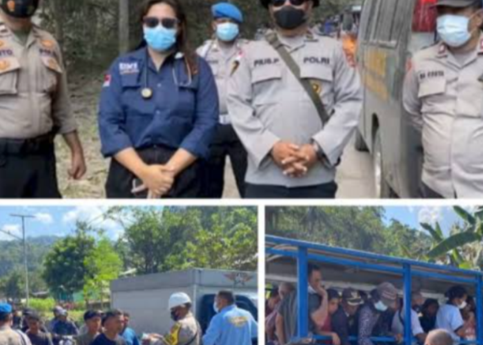 Tim Medis Polda NTT Sigap Melayani di Tengah Erupsi Gunung Lewotobi
