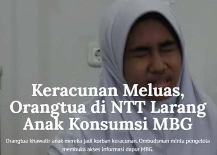 Keracunan makin Sering Terjadi, Orangtua di NTT Larang Anak Konsumsi MBG