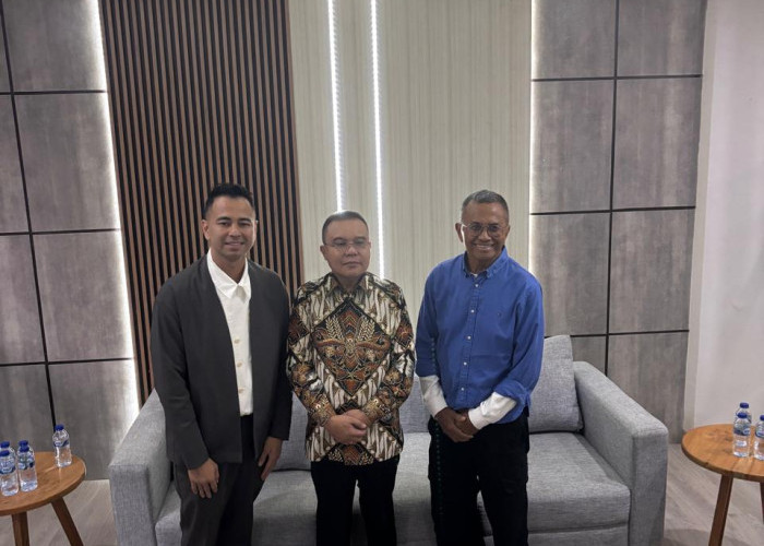 Silaturahmi Sufmi Dasco dan Raffi Ahmad ke Kantor Disway, Dahlan Iskan Sambut Hangat