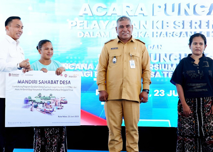 Mandiri Sahabat Desa Sasar 200 Keluarga Risiko Stunting di Nusa Tenggara Timur