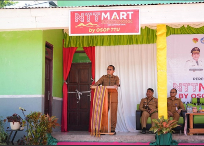 Resmikan NTT Mart by OSOP SMKN 1 Kefamenanu, Gubernur Melki sebut Sekolah Jadi Motor Produk Unggulan NTT