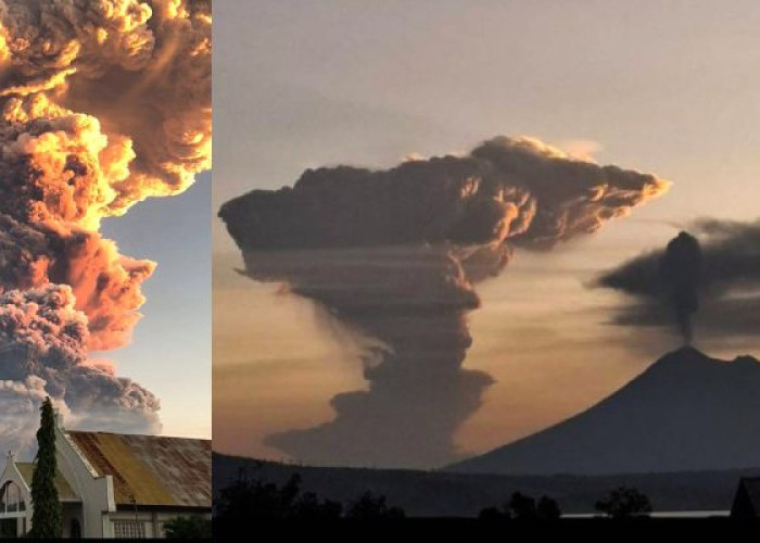 Dua Gunung di NTT Meletus Bersamaan: Waspada Erupsi Gunung Lewotobi Laki-Laki dan Lewotolok