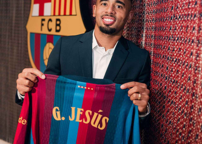 Gabriel Jesus Tinggalkan Arsenal, Resmi Jadi Pemain Baru Barcelona