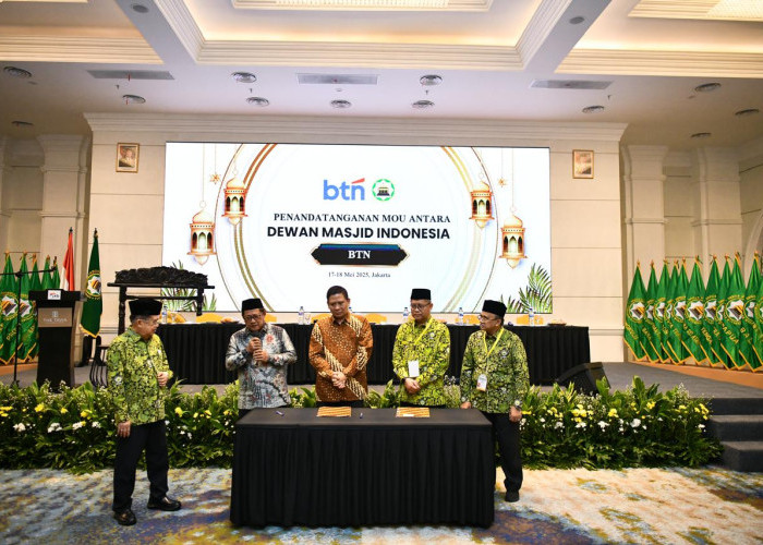 Dukung Inklusi Keuangan Lewat Solusi Digital, BTN Gandeng Dewan Masjid Indonesia