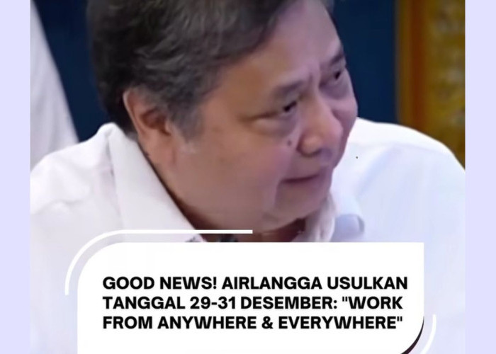 Airlangga Hartanto usul Skema  WFA 29-31 Desember 2025
