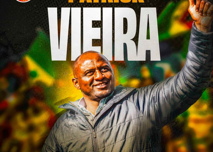 Patrick Vieira Resmi Jadi Pelatih Timnas Senegal, Gantikan Aliou Cisse