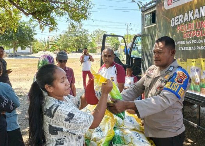 Sambut Perayaan Hari Kemerdekaan RI, Polda NTT Adakan Penyaluran Beras Murah