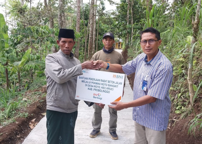 Dorong Pertumbuhan Ekonomi di Desa, BNI Bantu Perbaikan Infrastruktur