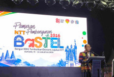 Gubernur Melki Buka Pameran BaSTEL 2026, Ajak Warga NTT Peduli Korban Gempa Flores