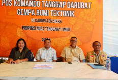 Kantor Bupati Rusak Berat Akibat Gempa, Pemkab Sikka Tetap Bekerja dari Posko Darurat