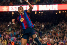 Raphinha Hattrick, Barcelona Libas Racing Santander 7-2
